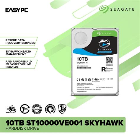 Seagate 10TB ST10000VE001 SkyHawk Harddisk Drive – EasyPC