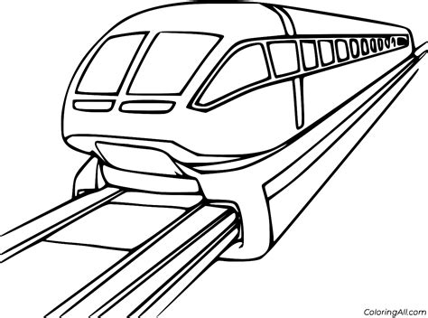 Subway Coloring Pages 16 Free Printables Coloringall