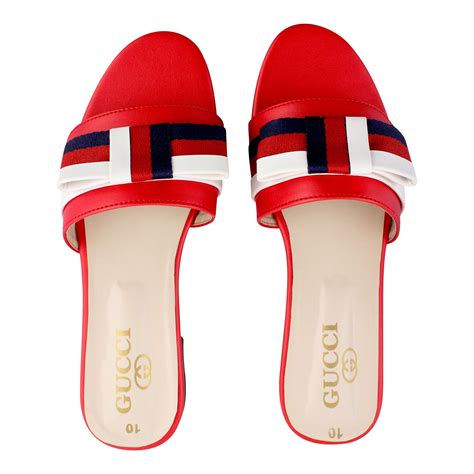Buy Gucci Style Womens Slippers Red Online At Best Price In Pakistan