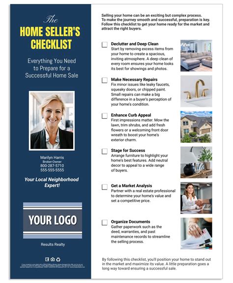 Seller Checklist For Realtors