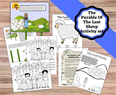 printable lost sheep bible crafts  good shepherd bible lesson
