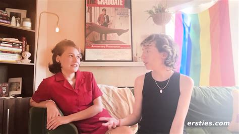 Ersties Sexy Lesbian Couple Get Intimate With Each Others Outside