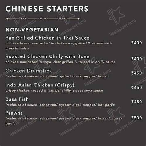 Menu At Woodhouse Kitchen Mumbai