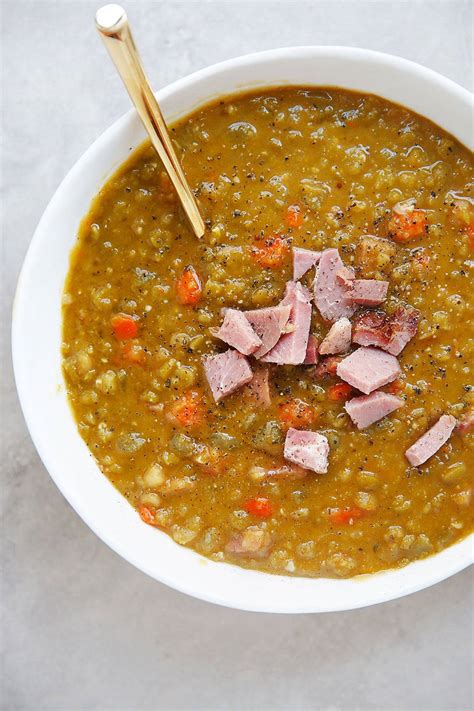 calorie split pea  ham soup  amy kent blog