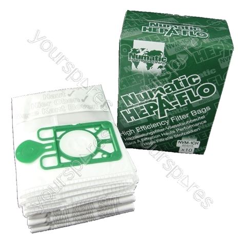 Numatic Nvm 1ch 3 Layer Hepaflo Filter Vacuum Cleaner Hoover Dust Bags