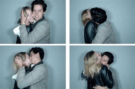 Cole Sprouse Kisses Lili Reinhart In Cute Photobooth Snaps Metro News