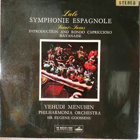 Lalo Saint Sa Ns Yehudi Menuhin Philharmonia Orchestra Sir Eugene