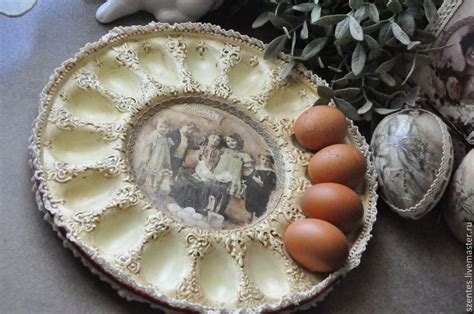 Подставка для яиц и кулича ,,Кружевная,, в интернет-магазине на Ярмарке ...