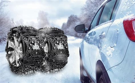 Snow Chains For Cars Ninonly Pcs Reusable Snow Chains For Tyres