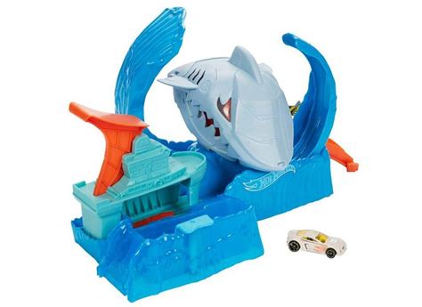 Conjunto E Pista Hot Wheels City Robo Tubarao Color Shifter Mattel em Promoção é no Buscapé