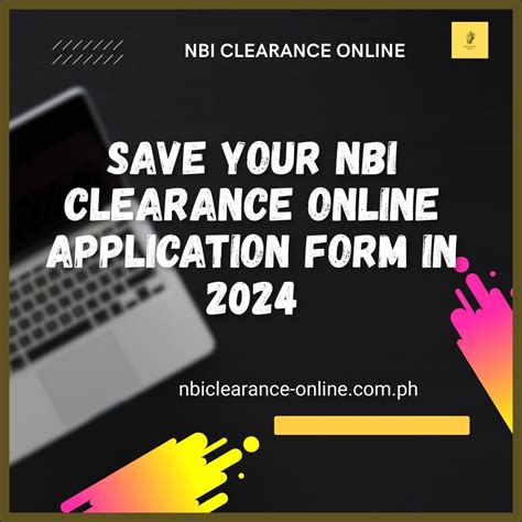 How To Save Your NBI Clearance Online Application Form In 2024 Step By