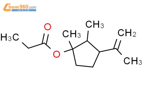 98800 90 9 1 2 dimethyl 3 prop 1 en 2 yl cyclopentyl propanoateCAS号