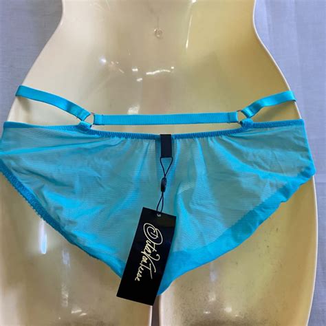 Dita Von Teese Womens Madame X Bikini Size M Aqua BNWT