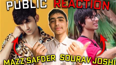 Maaz Safder World Vs Sourav Joshi Fan Experiment In Public Youtube