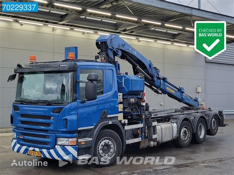 Scania P380 8X2 NL Truck Hiab 211 E 3 Hipro Kran VDL 21 6200 Euro 5