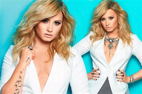 Demi Lovato Reveals Her Gay Granddad S Spirit Is Her Inspiration The Mirror