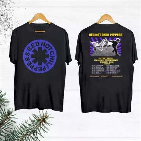 Red Hot Chili Peppers Tour Tshirt Red Hot Chili Peppers Band Shirt Hot Trending Shirt
