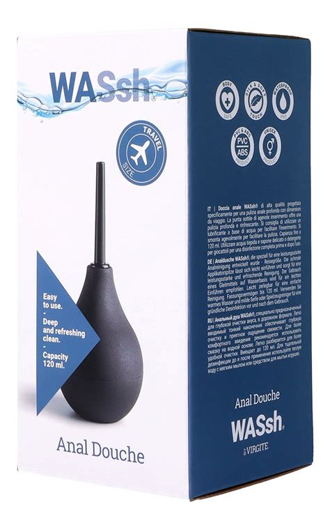 Enema Limpieza Anal Negra Ml Virgite