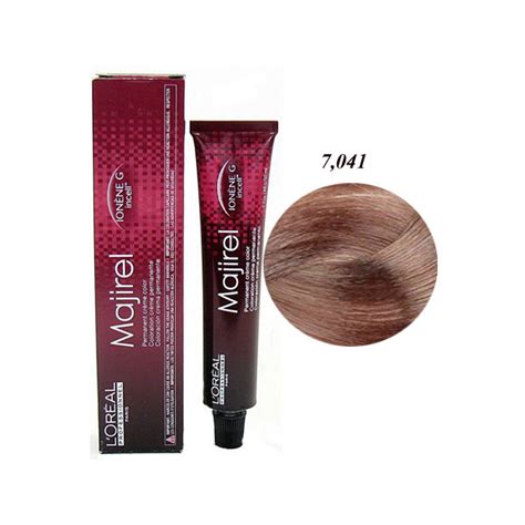 Loreal Majirel Permanent Hair Colour 7 041 Natural Copper Ash Blonde