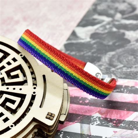 Bdm Pulsera Orgullo Gay Lgtbi Lesbianas Trans Y Arcoiris Elegir Medida Bisuteriademoda Es