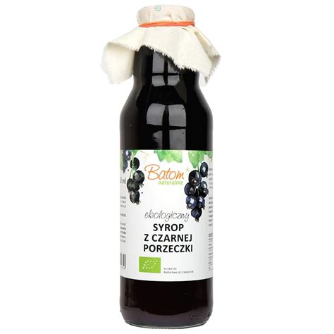 SYROP Z CZARNEJ PORZECZKI BIO 750 Ml BATOM Sklep Internetowy