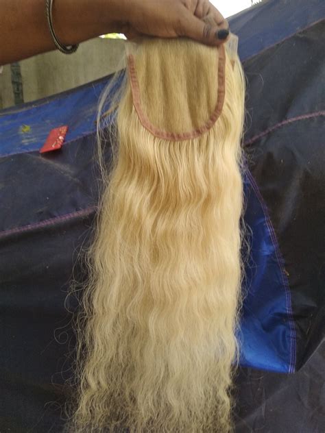 New Model Blonde Swiss Lace Closures Packaging Size At