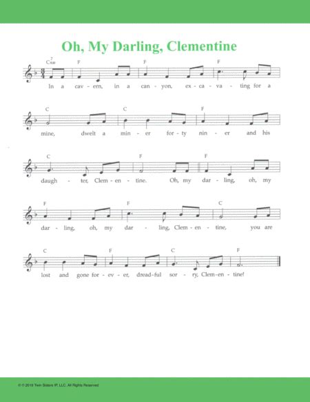 Oh My Darling Clementine Arr Hal Wright By Hal Wright Sheet Music