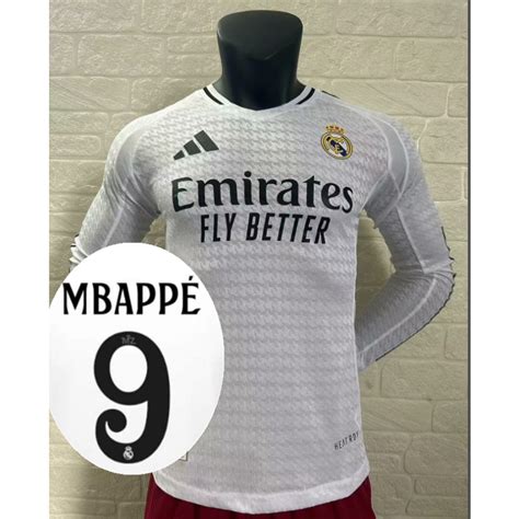 Player Version Rm Real Madrid Home Long Sleeve Soccer Jersey