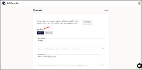 How to Create an Emergency Alert?