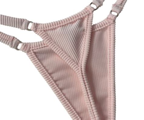 Barely Pink Mini Bikini Bottom Micro Gigi