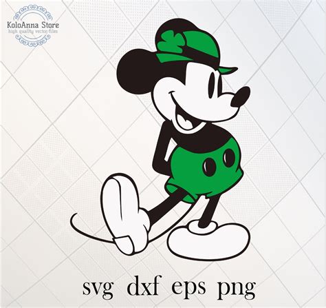 Mouse Svg Mickey Svg St Patrick Svg St Patrick Day Svg Etsy