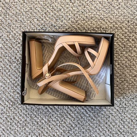 Novo Nude Heels Only Worn Once Platform Shape With Depop