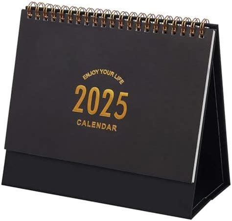 Small Desk Calendar 2024 2025 Standing Flip Desktop Calendar From Now