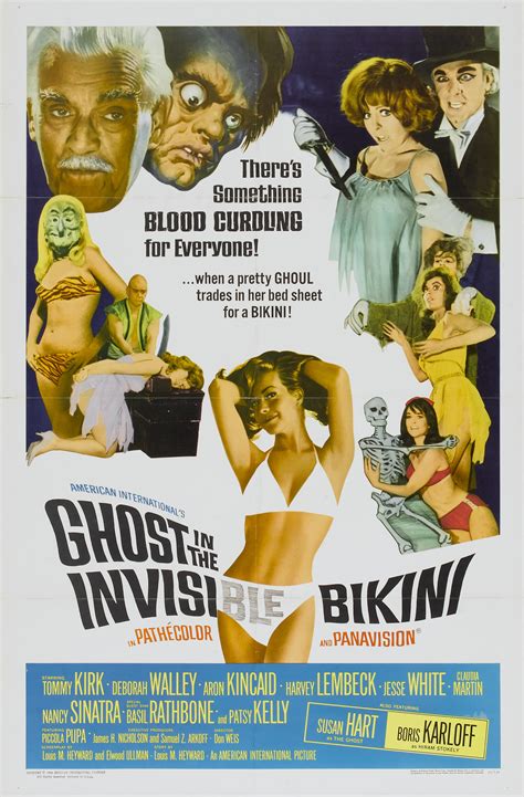 The Ghost In The Invisible Bikini Mega Sized Movie Poster Image IMP