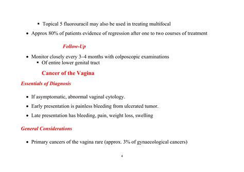 Premalignant And Malignant Lesions Of The Vagina Docx