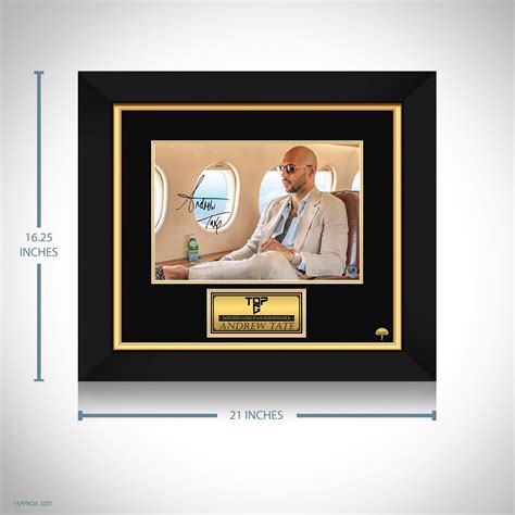 Andrew Tate Photo Limited Signature Edition Custom Frame Rare T