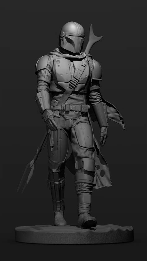 The Mandalorian Figure 3d Print Files Etsy