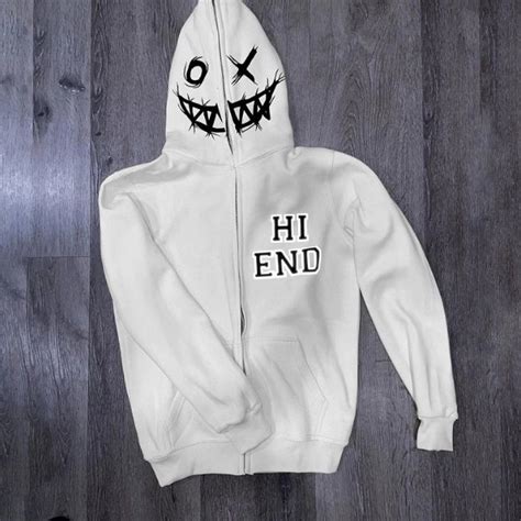 Y2k Full Zip Up Hoodie Etsy