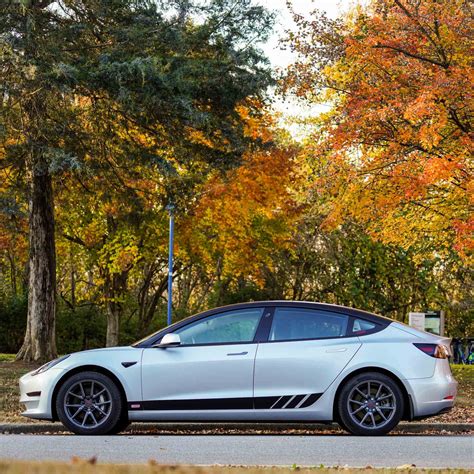 Side Racing Stripes For Model 3 Racing Stripes Tesla Car Models Tesla