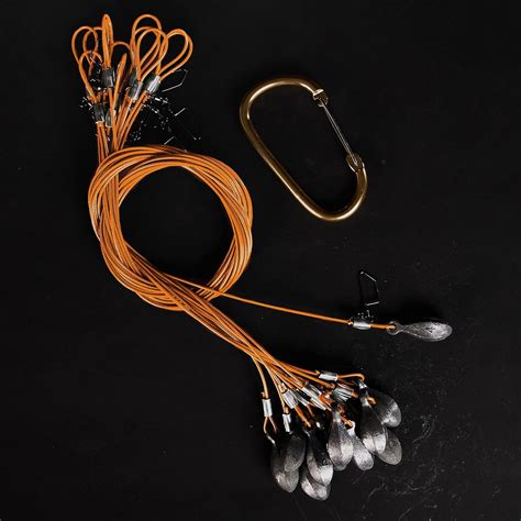 Amazon.com : Lifetime Decoys 4ft 4oz PVC Coated Steel Cable Texas Rig ...