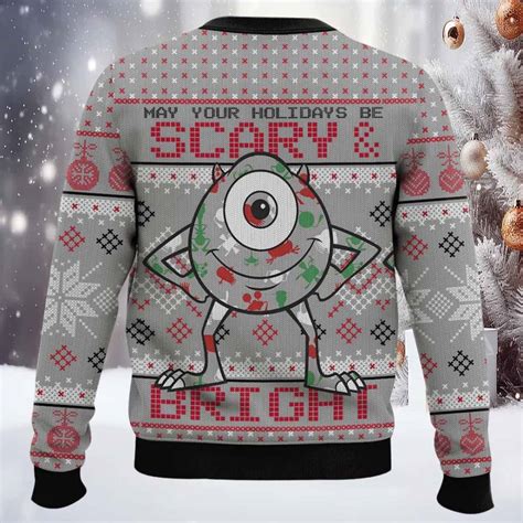 May Your Holidays Be Scary And Bright Monsters Ugly Sweater - Nouvette