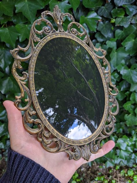 Vintage Black Scrying Mirror Scrying Mirror Scrying Vintage Frames