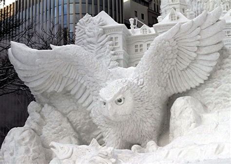 40 Realistic Snow Art Sculptures: Winter Creations – Bored Art