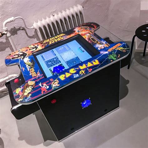 pacman-cocktail-table-arcade-at-stockholms-gaming-museum | Retro Video ...