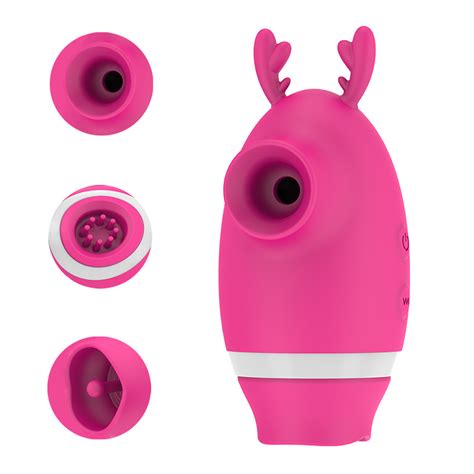 Clitoral Vibrator With Clit Sucking Tongue Licking Vibrations Sex Toy For Women