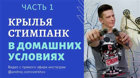 Крылья СТИМПАНК в домашних условия Часть 1 - YouTube