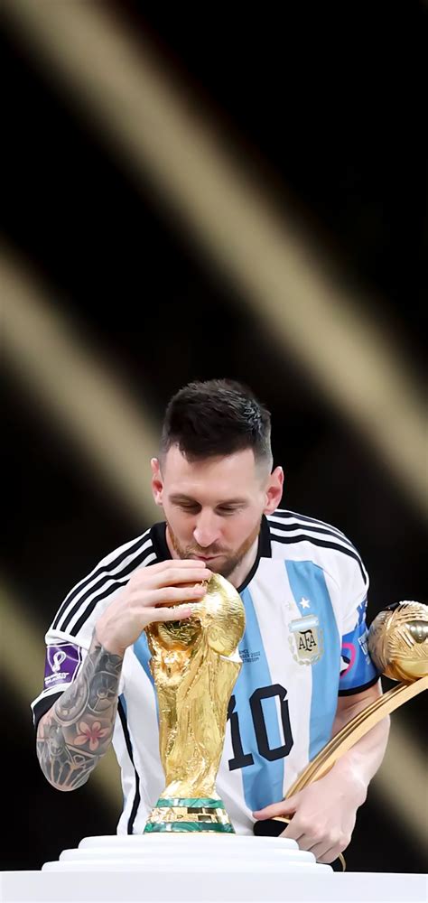 Messi World Cup Trophy Wallpapers Wallpaper Cave