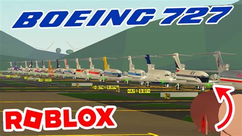 PTFS ADDED A NEW AIRCRAFT BOEING 727 ROBLOX YouTube