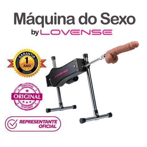 Lovense Sexmachine Máquina De Sexo Interativa Controlada Via Aplicativo Central Erótica Sex Shop