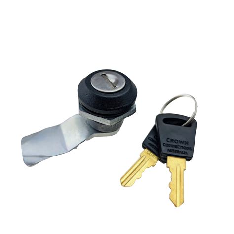 quarter turn cl key lock black mm face crown connections
